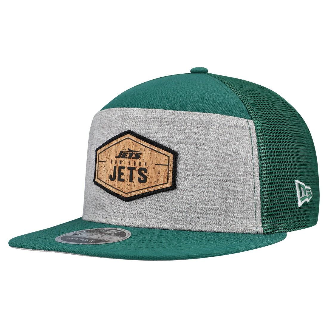 Cork Split Panel 9FIFTY Trucker Snapback Hat - New York Jets Hats