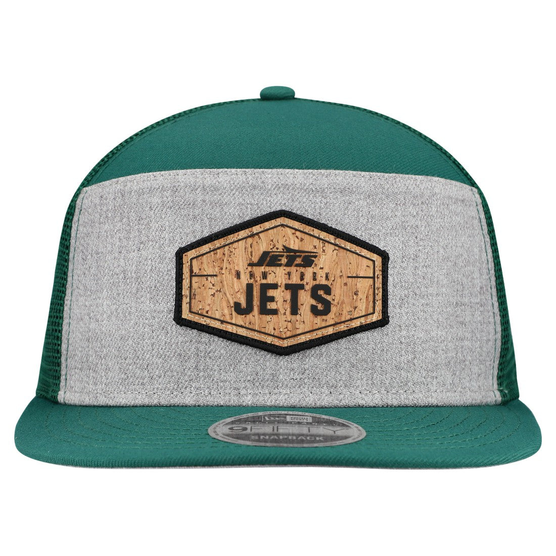 Cork Split Panel 9FIFTY Trucker Snapback Hat - New York Jets Hats