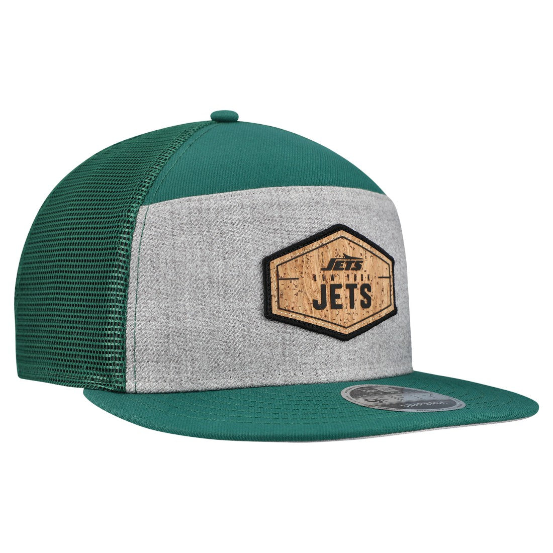 Cork Split Panel 9FIFTY Trucker Snapback Hat - New York Jets Hats