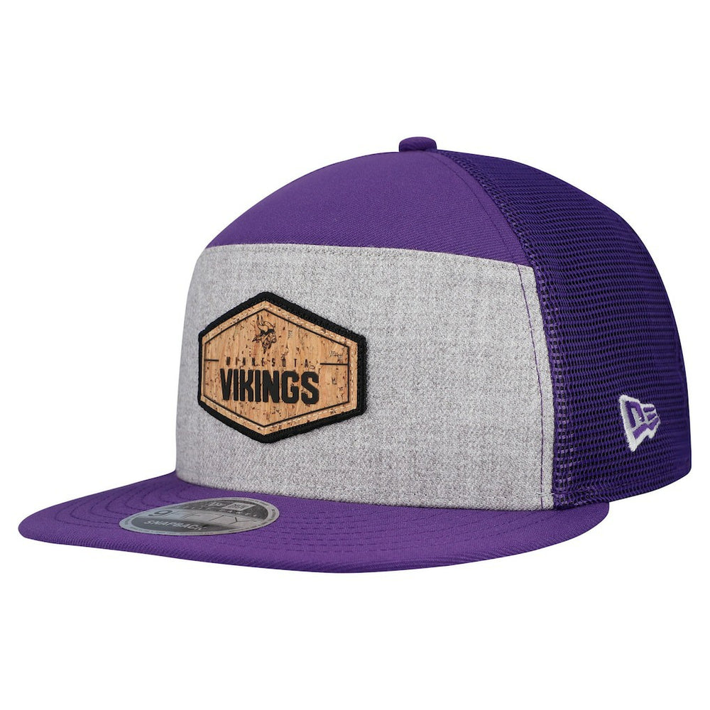 Cork Split Panel 9FIFTY Trucker Snapback Hat - Minnesota Vikings Hats
