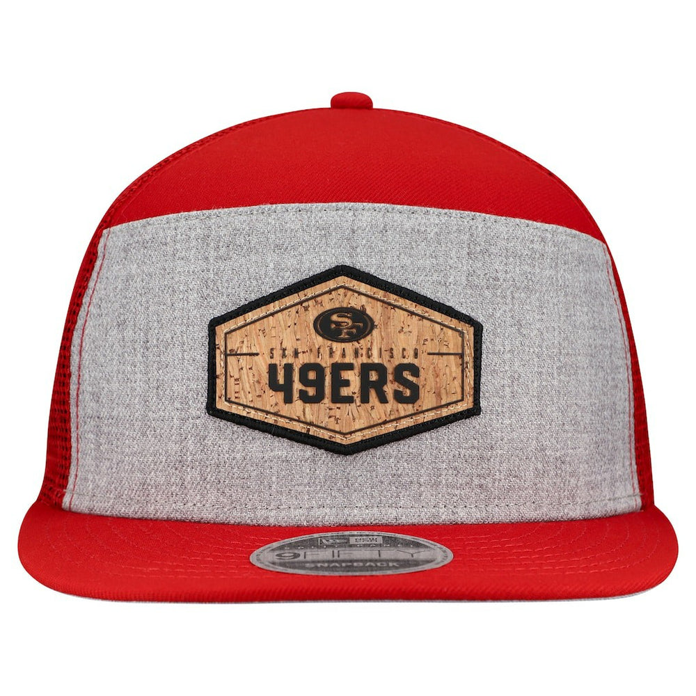Cork Split Panel 9FIFTY Trucker Snapback Hat - San Francisco 49ers Hats