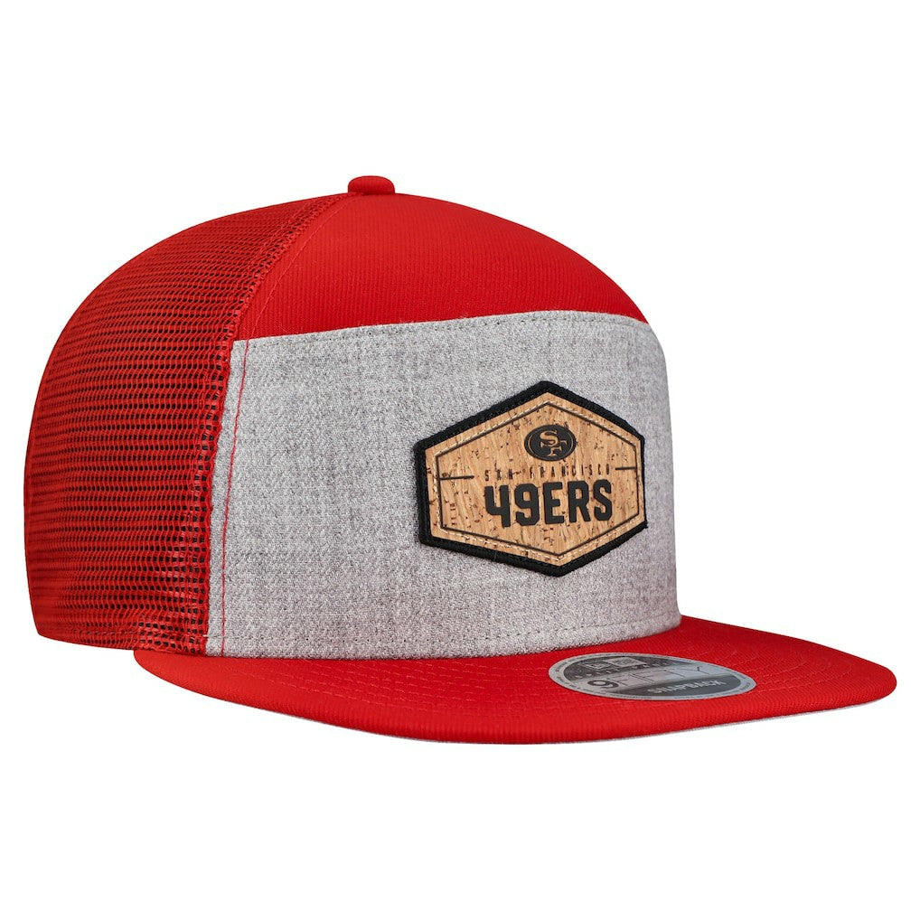 Cork Split Panel 9FIFTY Trucker Snapback Hat - San Francisco 49ers Hats