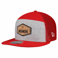 Cork Split Panel 9FIFTY Trucker Snapback Hat - Tampa Bay Buccaneers Hats