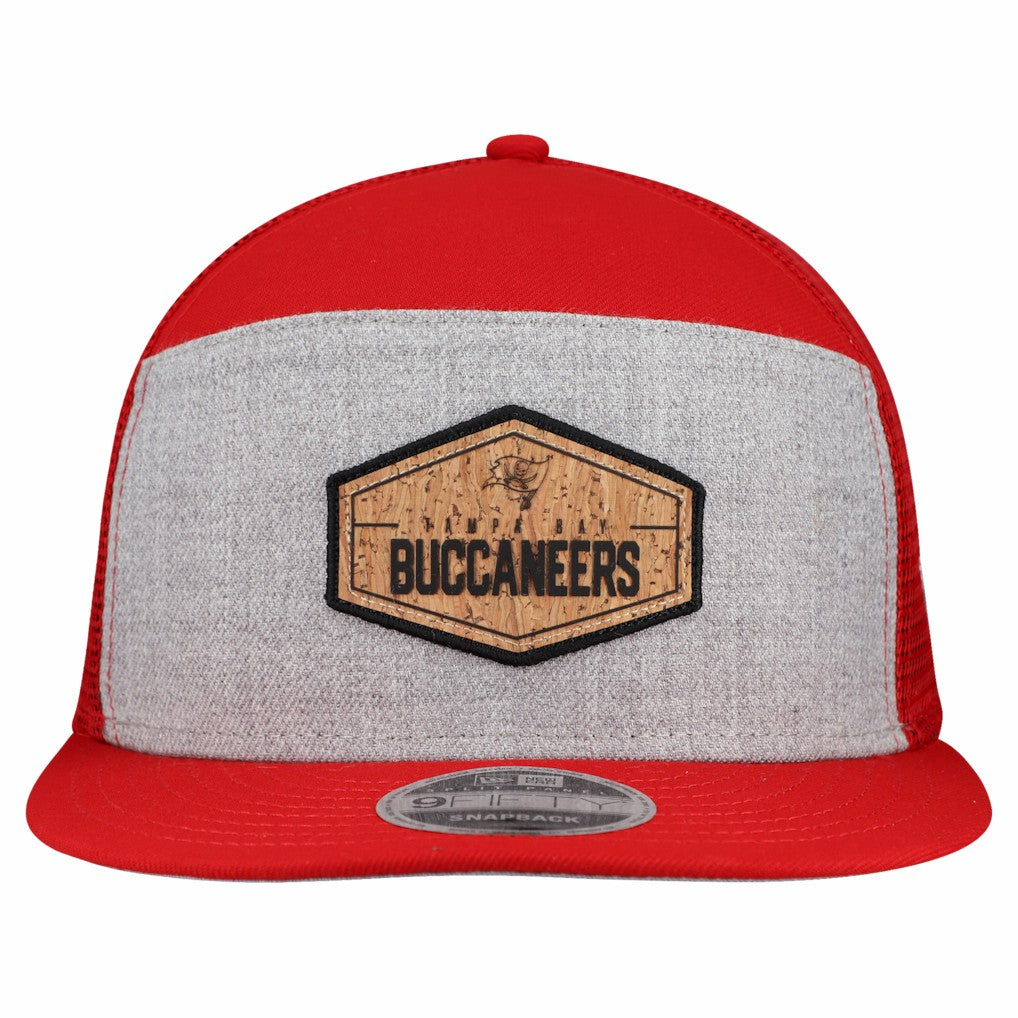 Cork Split Panel 9FIFTY Trucker Snapback Hat - Tampa Bay Buccaneers Hats