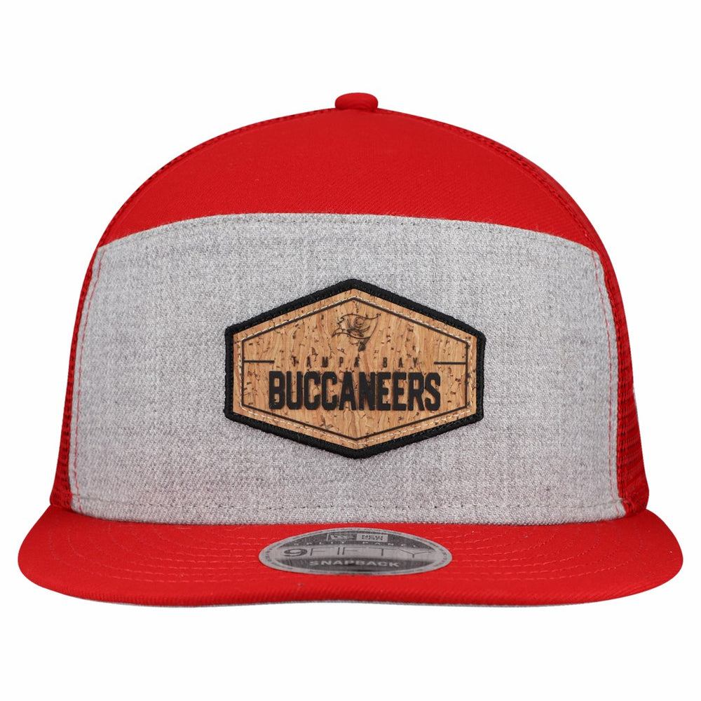 Cork Split Panel 9FIFTY Trucker Snapback Hat - Tampa Bay Buccaneers Hats