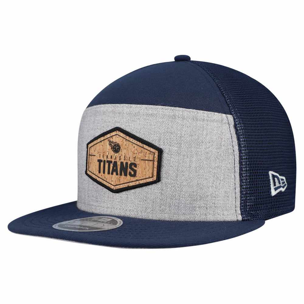 Cork Split Panel 9FIFTY Trucker Snapback Hat - Tennessee Titans Hats