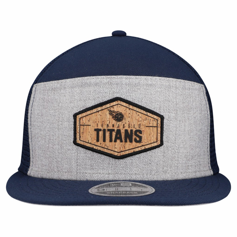 Cork Split Panel 9FIFTY Trucker Snapback Hat - Tennessee Titans Hats