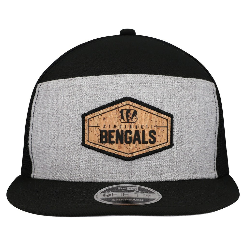 Cork Split Panel 9FIFTY Trucker Snapback Hat - Cincinnati Bengals Hats