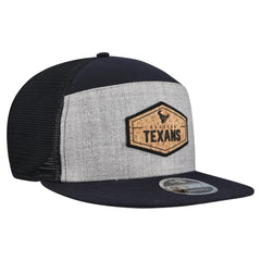 Cork Split Panel 9FIFTY Trucker Snapback Hat - Houston Texans Hats