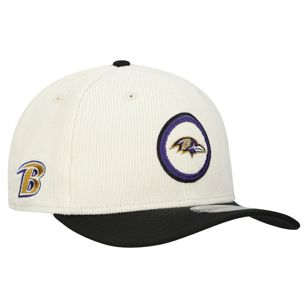Loyal Corduroy 9SEVENTY Adjustable Hat - Baltimore Ravens Hats