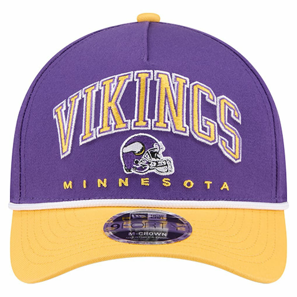 Arch COOLERA 9FORTY A-Frame M-Crown Adjustable Hat - Minnesota Vikings Hats