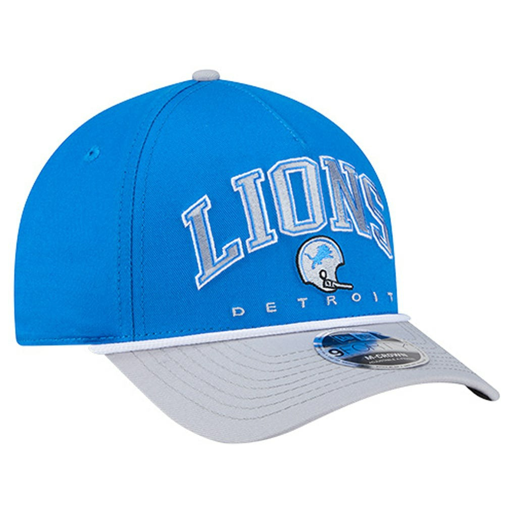 Throwback Arch COOLERA 9FORTY A-Frame M-Crown Adjustable Hat - Detroit Lions Hats