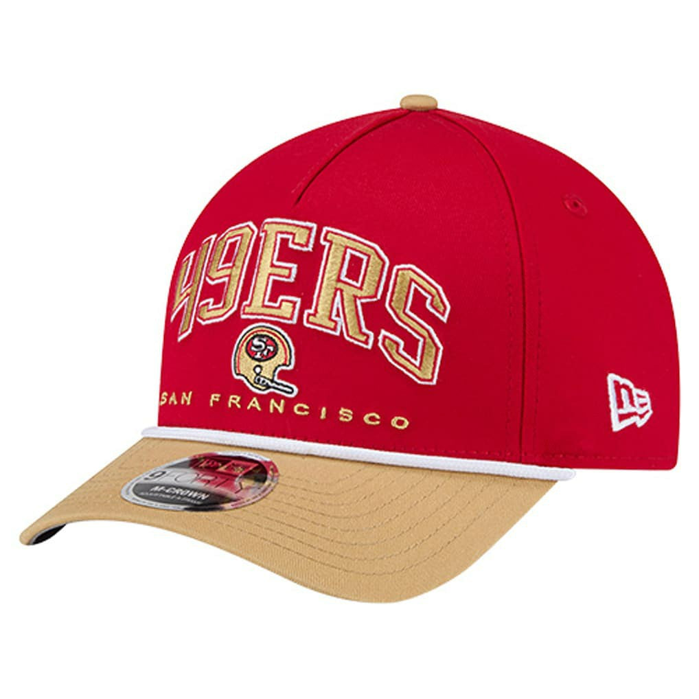 Throwback Arch COOLERA 9FORTY A-Frame M-Crown Adjustable Hat - San Francisco 49ers Hats
