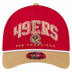 Throwback Arch COOLERA 9FORTY A-Frame M-Crown Adjustable Hat - San Francisco 49ers Hats