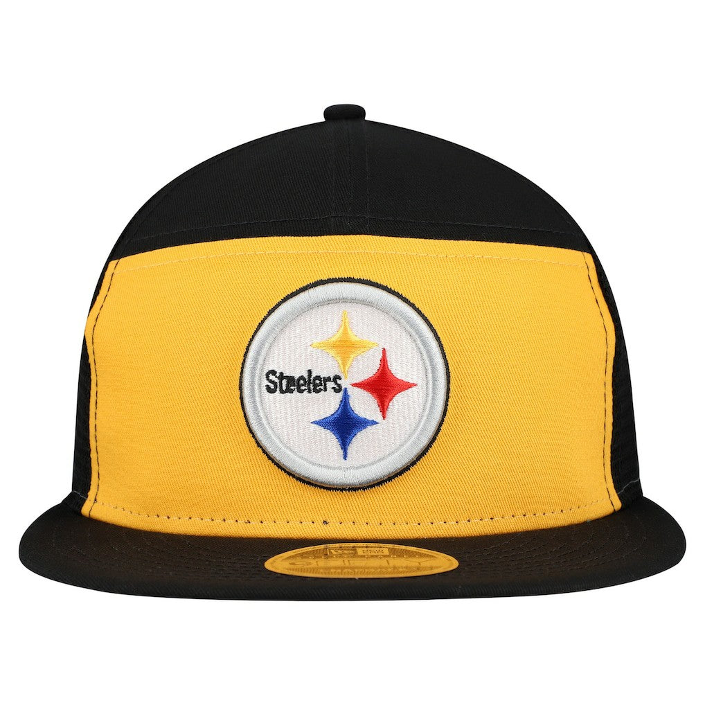Outdoor Split Panel 9FIFTY Snapback Hat - Pittsburgh Steelers Hats