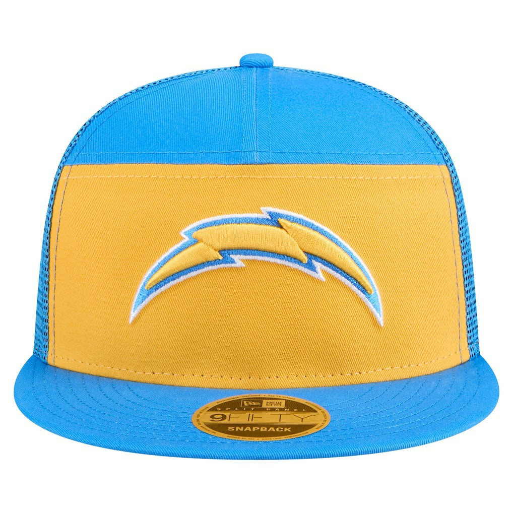 Outdoor Split Panel 9FIFTY Snapback Hat - Los Angeles Chargers Hats