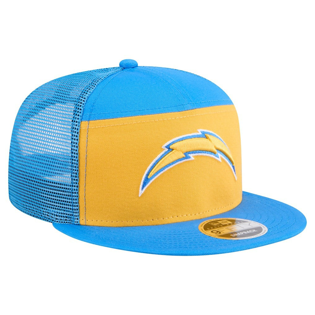 Outdoor Split Panel 9FIFTY Snapback Hat - Los Angeles Chargers Hats