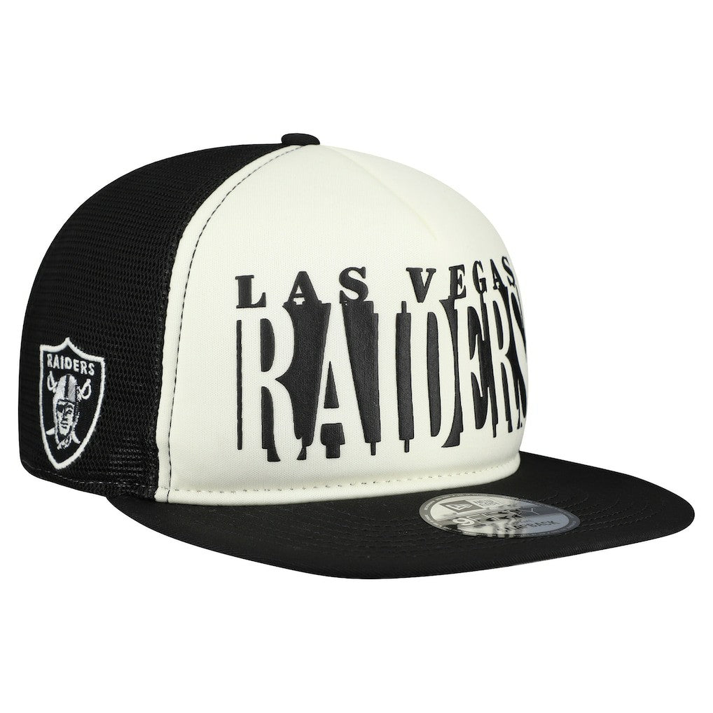 Cutout A-Frame 9FIFTY Snapback Hat - Las Vegas Raiders Hats