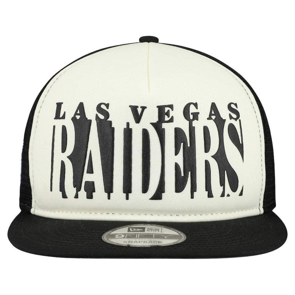 Cutout A-Frame 9FIFTY Snapback Hat - Las Vegas Raiders Hats