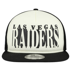 Cutout A-Frame 9FIFTY Snapback Hat - Las Vegas Raiders Hats