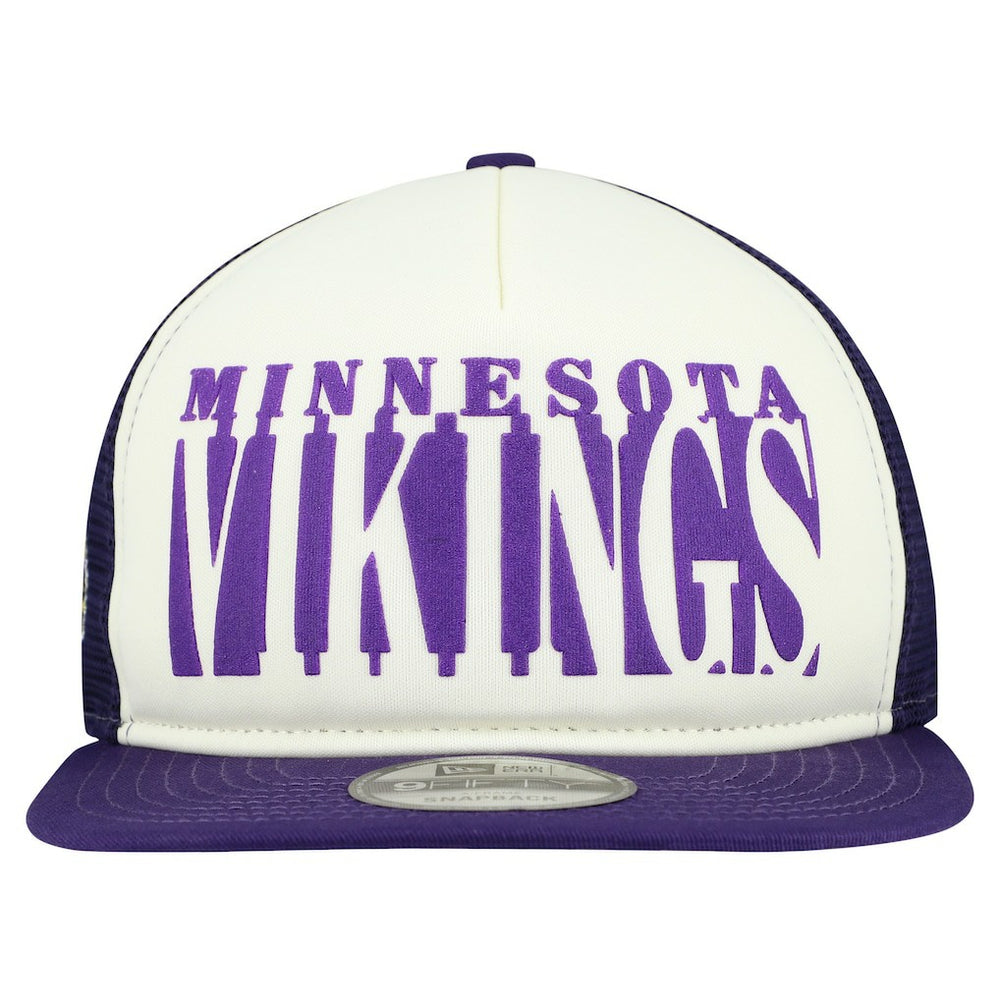 Cutout A-Frame 9FIFTY Snapback Hat - Minnesota Vikings Hats