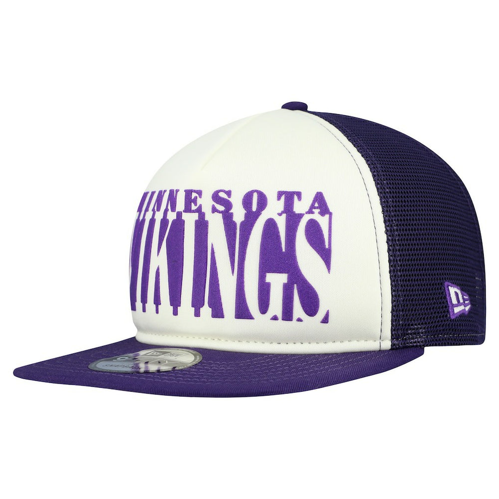 Cutout A-Frame 9FIFTY Snapback Hat - Minnesota Vikings Hats
