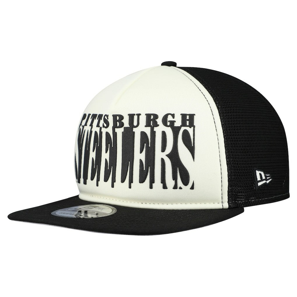 Cutout A-Frame 9FIFTY Snapback Hat - Pittsburgh Steelers Hats