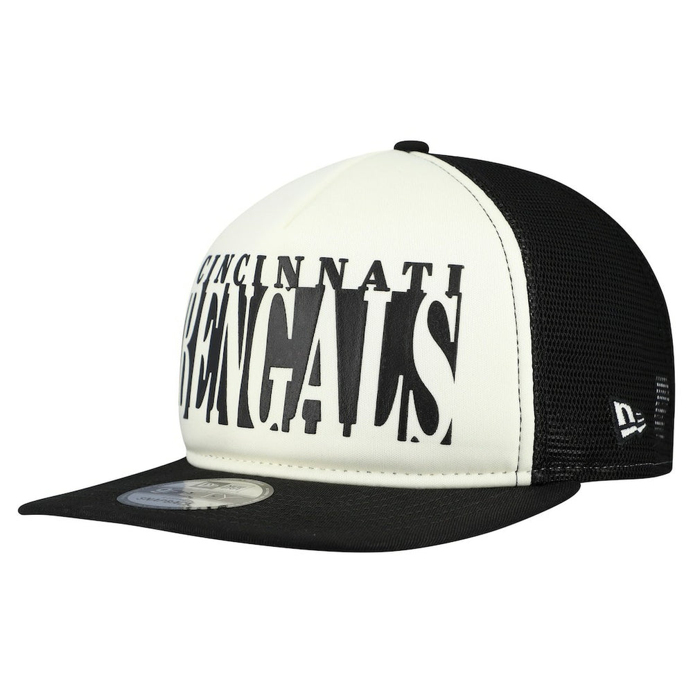 Throwback Cutout A-Frame 9FIFTY Snapback Hat - Cincinnati Bengals Hats