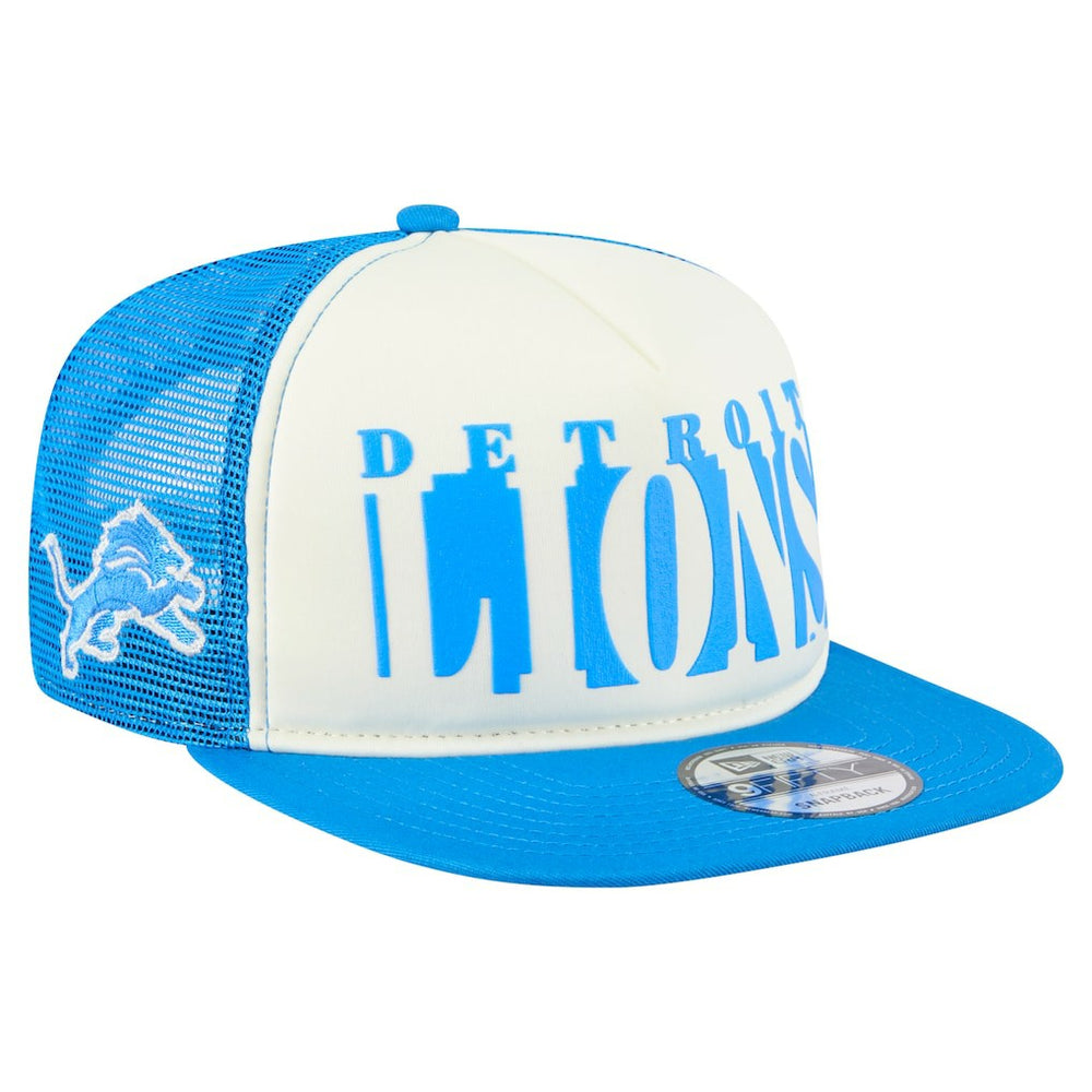 Cutout A-Frame 9FIFTY Snapback Hat - Detroit Lions Hats