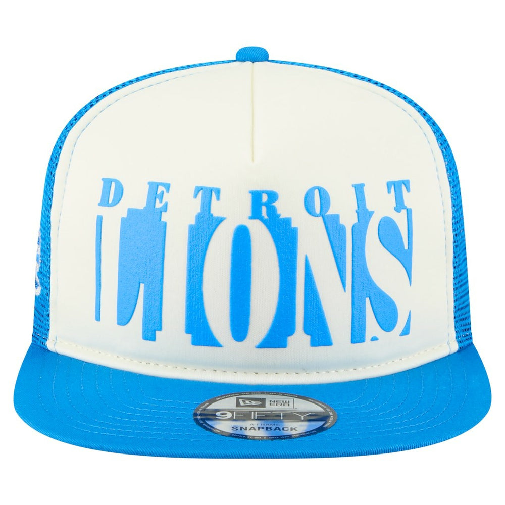 Cutout A-Frame 9FIFTY Snapback Hat - Detroit Lions Hats