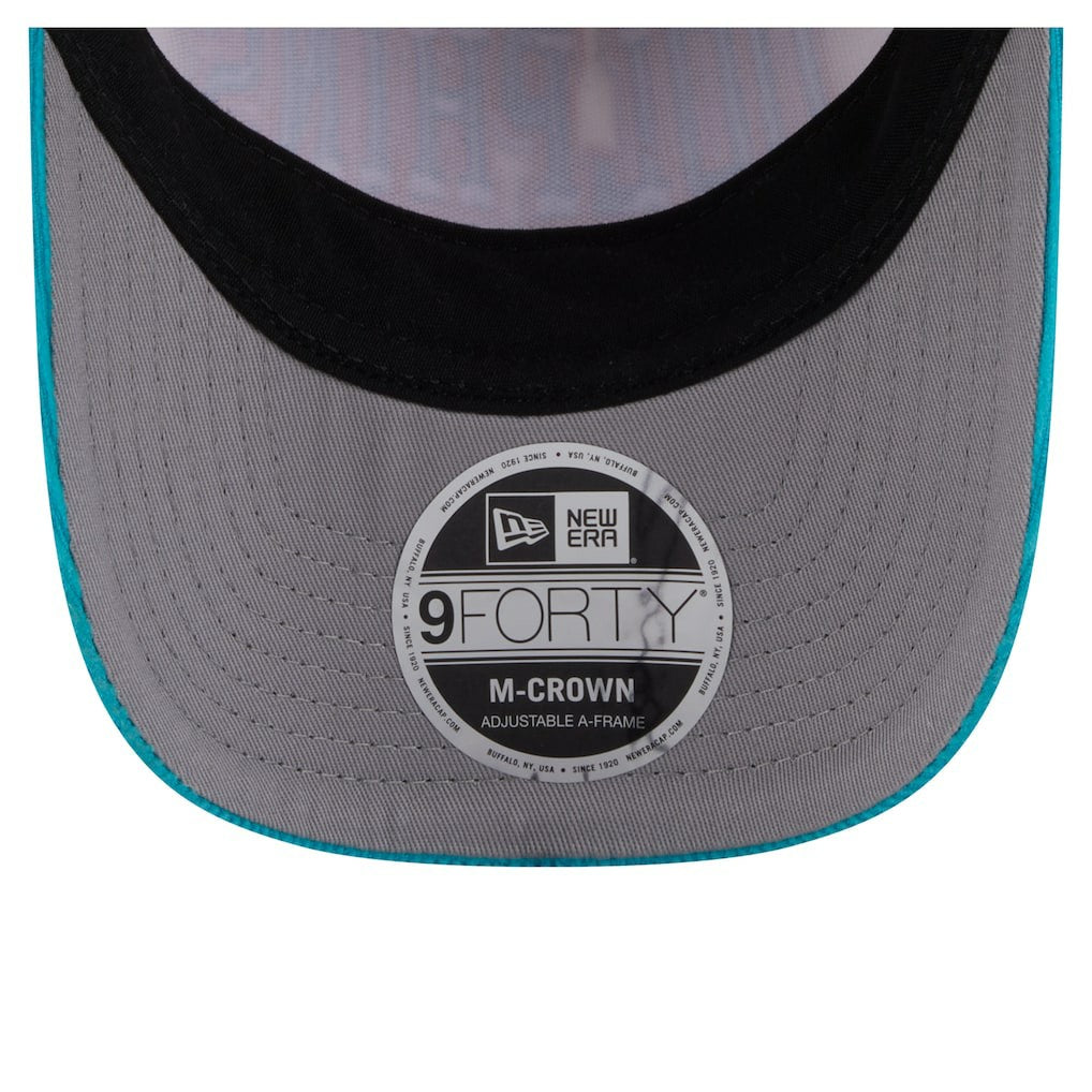 Throwback Two-Tone Sided Corduroy 9FORTY A-Frame Adjustable Hat - Miami Dolphins Hats