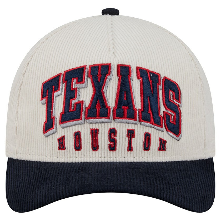 Two-Tone Sided Corduroy 9FORTY A-Frame Adjustable Hat - Houston Texans Hats