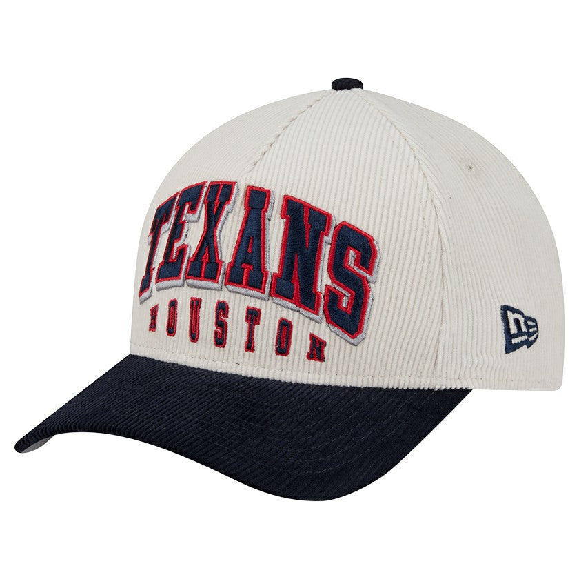 Two-Tone Sided Corduroy 9FORTY A-Frame Adjustable Hat - Houston Texans Hats