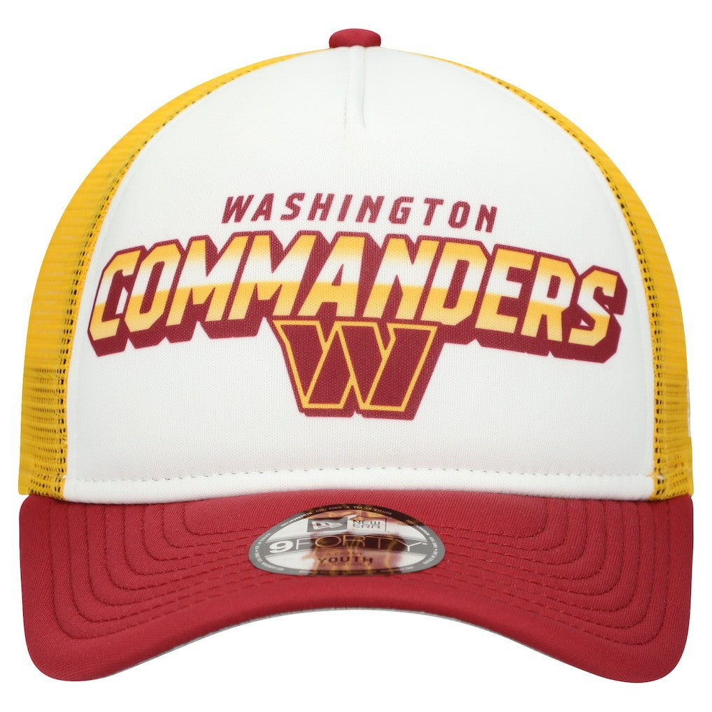Youth Streak 9FORTY A-Frame Adjustable Hat - Washington Commanders Hats
