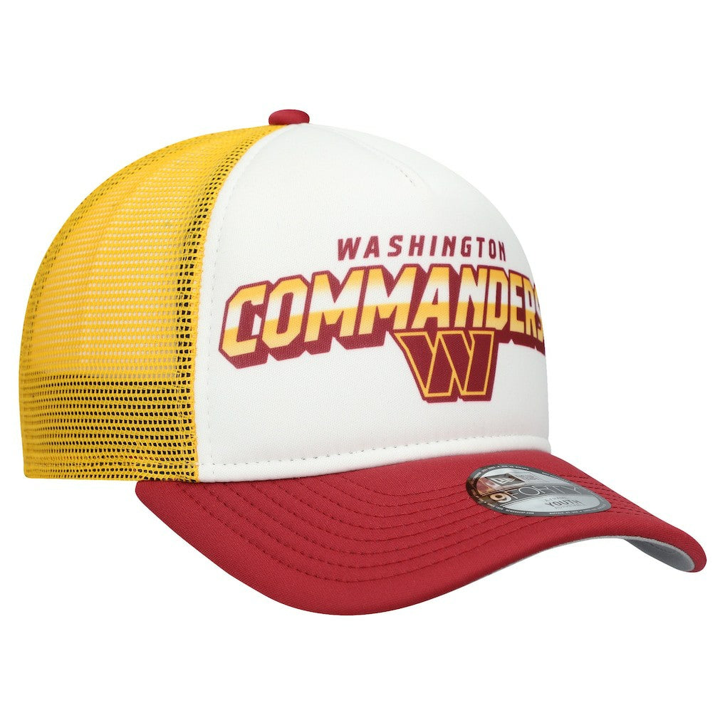 Youth Streak 9FORTY A-Frame Adjustable Hat - Washington Commanders Hats