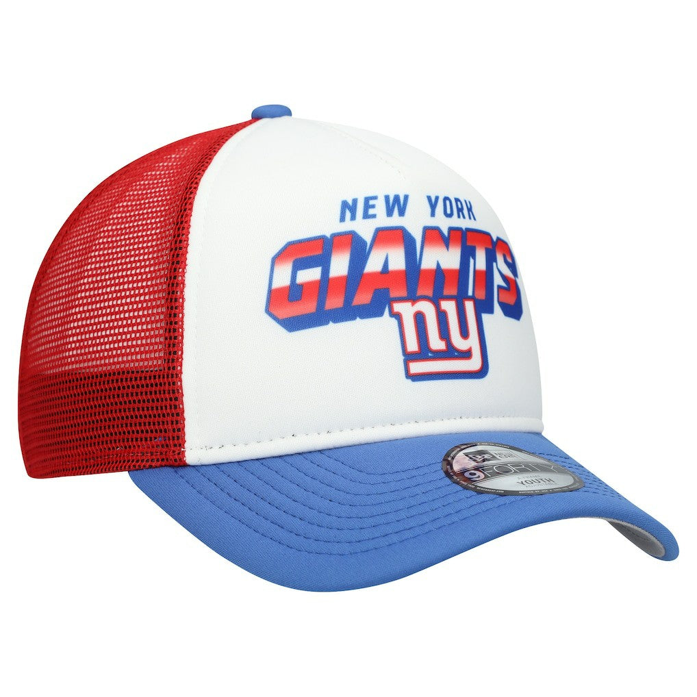 Youth Streak 9FORTY A-Frame Adjustable Hat - New York Giants Hats