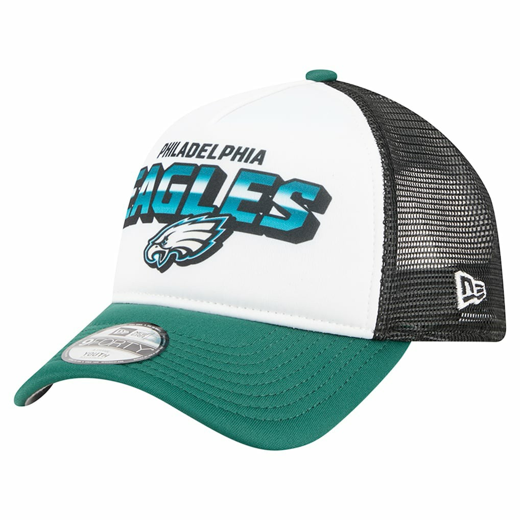 Youth Streak 9FORTY A-Frame Adjustable Hat - Philadelphia Eagles Hats