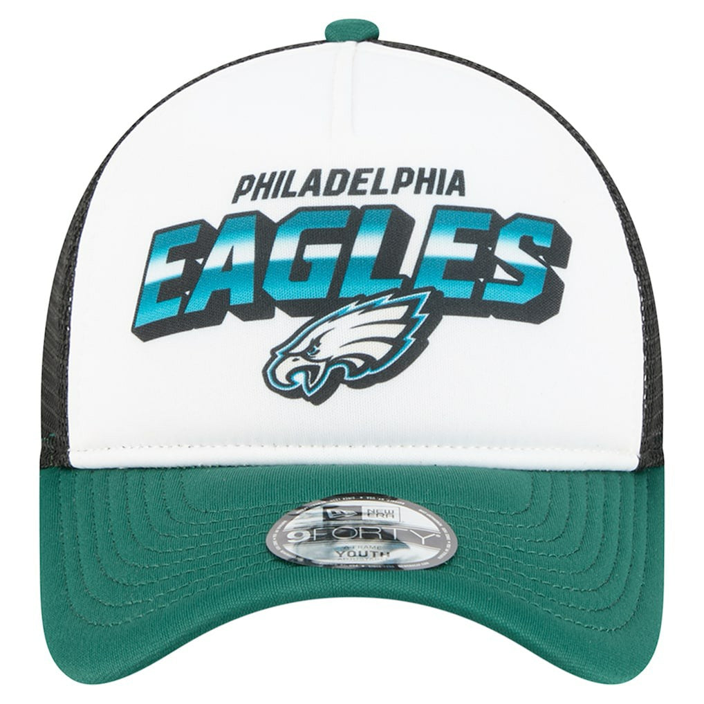 Youth Streak 9FORTY A-Frame Adjustable Hat - Philadelphia Eagles Hats
