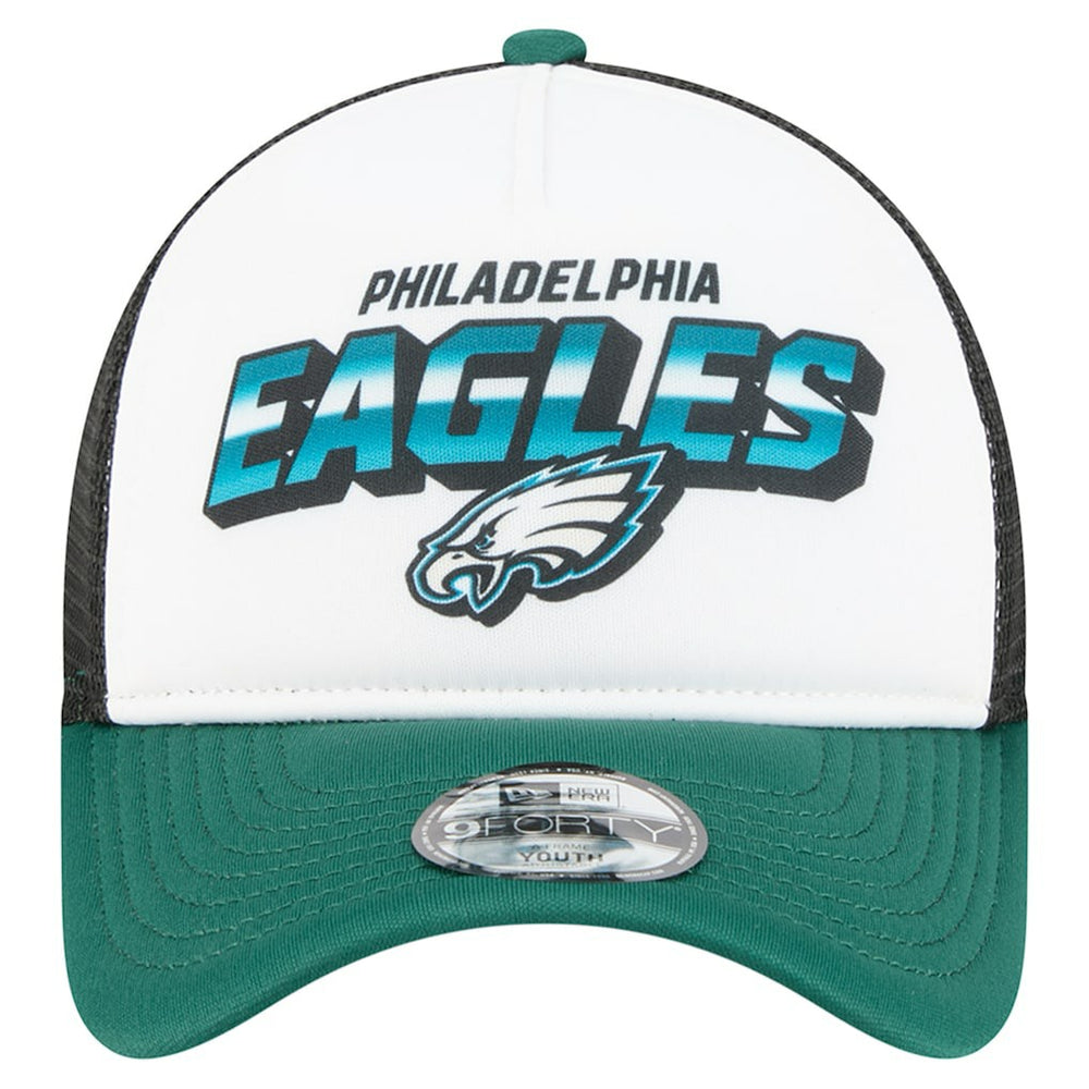 Youth Streak 9FORTY A-Frame Adjustable Hat - Philadelphia Eagles Hats