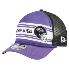 Linear A-Frame 9FORTY Adjustable Hat - Baltimore Ravens Hats