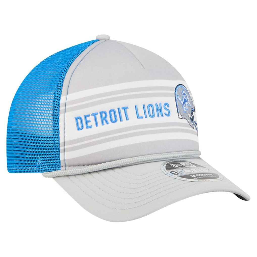 Linear A-Frame 9FORTY Adjustable Hat - Detroit Lions Hats