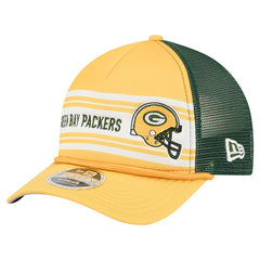 Linear A-Frame 9FORTY Adjustable Hat - Green Bay Packers Hats
