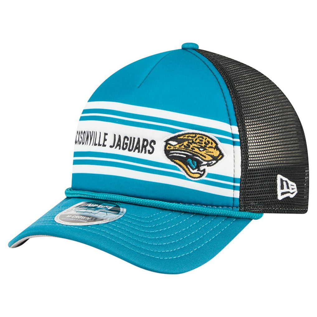 Throwback Linear A-Frame 9FORTY Adjustable Hat - Jacksonville Jaguars Hats
