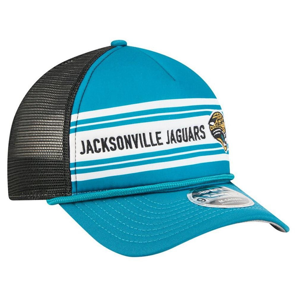 Throwback Linear A-Frame 9FORTY Adjustable Hat - Jacksonville Jaguars Hats