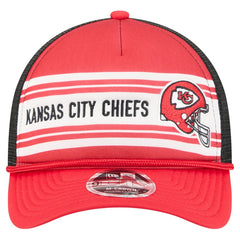 Linear A-Frame 9FORTY Adjustable Hat - Kansas City Chiefs Hats