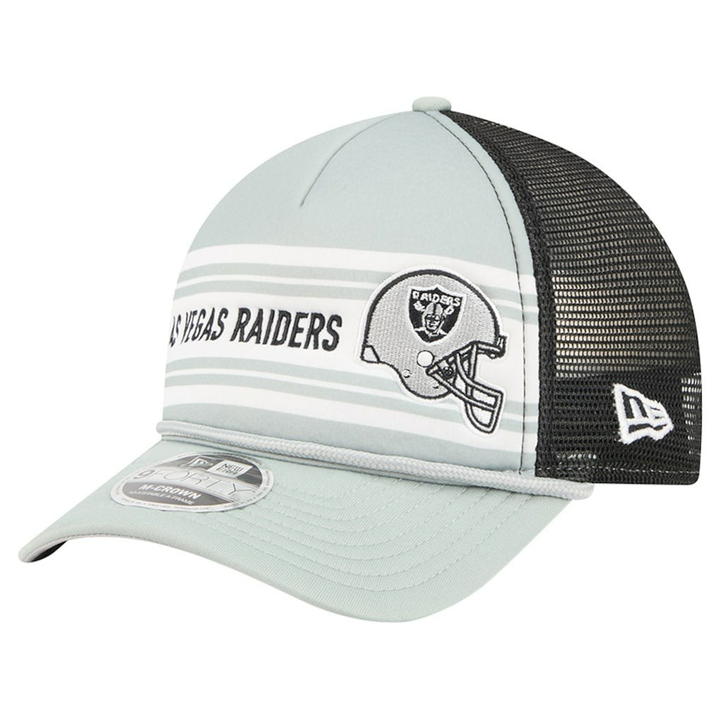 Linear A-Frame 9FORTY Adjustable Hat - Las Vegas Raiders Hats
