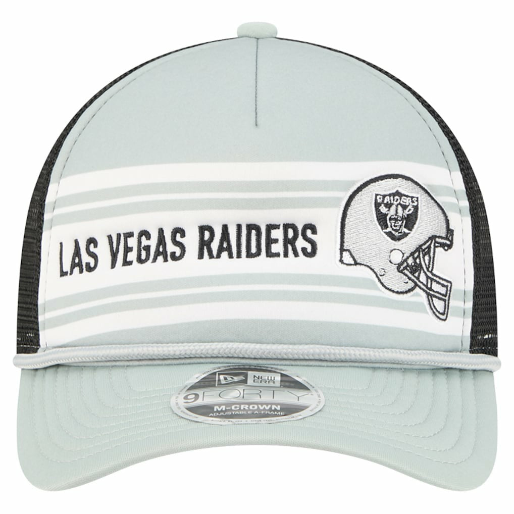 Linear A-Frame 9FORTY Adjustable Hat - Las Vegas Raiders Hats