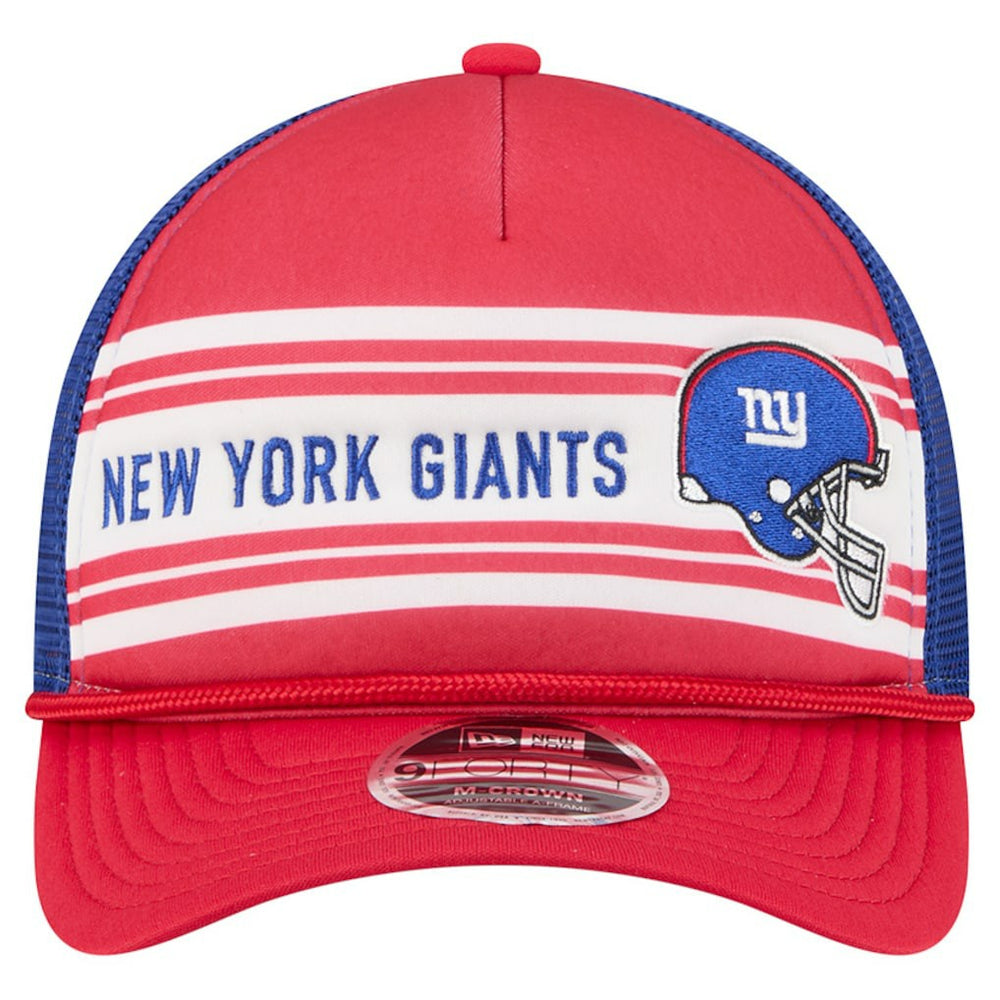 Linear A-Frame 9FORTY Adjustable Hat - New York Giants Hats
