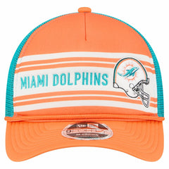 Linear A-Frame 9FORTY Adjustable Hat - Miami Dolphins Hats