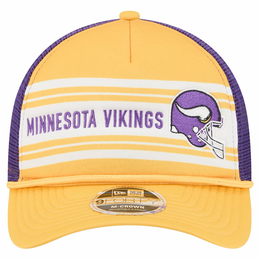 Linear A-Frame 9FORTY Adjustable Hat - Minnesota Vikings Hats